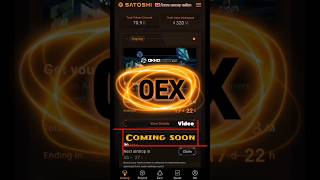 Satoshi App OEX Claim Process openexclaim oexprice [upl. by Irmo]