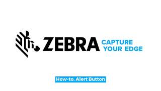 How to Program a Zebra Alert Button [upl. by Latoniah]