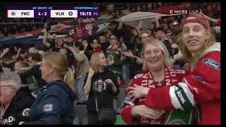 Frölunda Växjö 43 målet match 1 Stämning [upl. by Ohcirej]