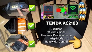 Tenda ac23 Bandwidth Control Anti Lag [upl. by Tengdin867]