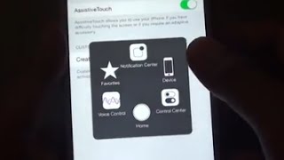 iPhone 6 Plus How To Enable Touch Screen Home Button on iPhone  iPod Assistive Touch [upl. by Yhcir]