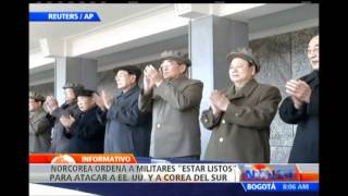 Norcorea ordena a soldados estar listos para atacar en cualquier momento a EEUU y Surcorea [upl. by Nogam]