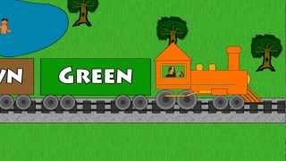 Vids4kidstv  Troubles Color Train [upl. by Goulet]