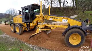 Motor Grader Big Road GradingSkilled operator [upl. by Odlopoel809]