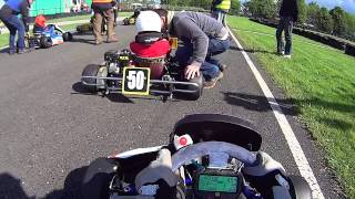 Hooton Park Indi Kart 5th round cadet final 2014 [upl. by Jewelle916]