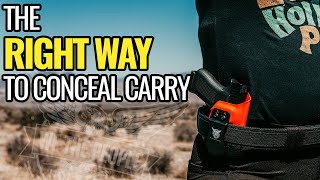 The BEST way to Conceal Carry [upl. by Odnalo419]