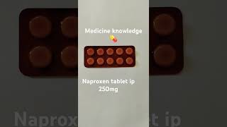 Naproxen tablet ip 250mg Used as pain killer [upl. by Jorry]