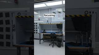 Look inside CRL The camera module assembly room robotics 3dcamera stereocamera shorts camera [upl. by Erdnassac]