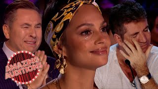 TOP 10 EMOTIONAL Singing Auditions that made the Judges CRY [upl. by Pernick646]