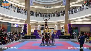 ATHENA  ROYAL SPORT CHEERLEADING COMPETITION  GROUP STUNT INTERMEDIATE LEV2  THE A TEAM JATIM [upl. by Elysha]