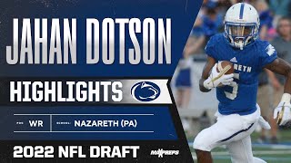 2022 NFL Draft Washington Commanders Jahan Dotson  High School Football Highlights [upl. by Maxma]