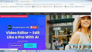 How to free download PowerDirector 365 video editor for windows  HOW TO INSTALL  2024 [upl. by Rhodie]