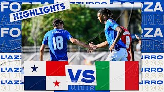 Highlights PanamaItalia 22 36 dcr  Under 21  Tournoi Maurice Revello [upl. by Ratna]