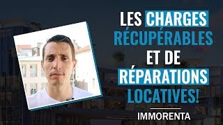 Les charges récupérables et de réparations locatives [upl. by Mcfarland]