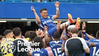 Thiago Silva bids farewell to Chelsea after 4 seasons FULL CEREMONY  Premier League  NBC Sports [upl. by Burns]