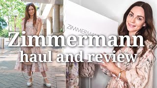 Zimmermann haul review 2022  Zimmermann Resort Swim 2022 collection [upl. by Muslim]