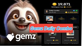 Gemz Daily Combo 7 October  Gemz Daily Code 7 October  Daily Combo Today [upl. by Nylirac235]