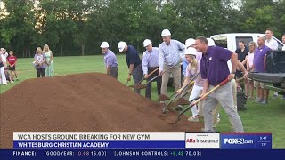 Whitesburg Christian Academy holds groundbreaking for new gymnasium [upl. by Anaihk]