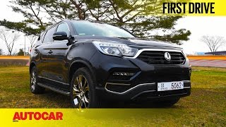 SsangYong Rexton  First Drive  Autocar India [upl. by Ysabel]