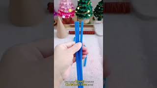 DIY Merry Christmas tree tutorial in pipe cleaner  happy new year gift ideas  how to make gifts [upl. by Lain303]