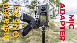 Insta360 X3 MIC adapter  Do you get better audio [upl. by Leinnad]