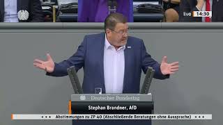 Stephan Brandner AfD💙 liest der Linkspartei im Bundestag die Leviten [upl. by Otrebogir]