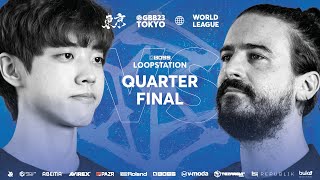 DICE 🇰🇷 vs ROBIN 🇫🇷  GBB 2023 WORLD LEAGUE  BOSS LOOPSTATION CHAMPIONSHIP  Quarterfinal [upl. by Lainahtan]