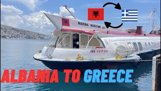 ALBANIA TO GREECE FERRY  FINIKAS LINES HOW TO GO FROM SARANDE ALBANIA TO CORFU GREECE UPDATED [upl. by Iramohs]