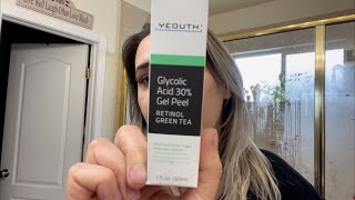 YEOUTH Glycolic Acid Peel Amazon Review [upl. by Anderer]