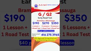 G or G2 driving test in Brampton Early Road Test [upl. by Ahgiel169]