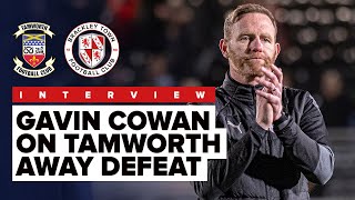 INTERVIEW Gavin Cowan on Tamworth 10 Brackley Town [upl. by Jacintha132]