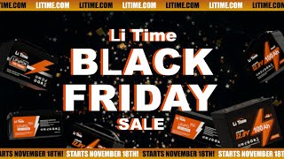 Start from 1118 LiTime Lithium Battery Black Friday Sale [upl. by Taimi]