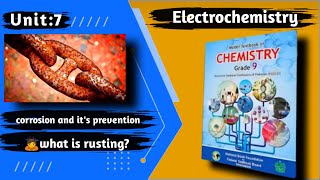 Unit 7 9th Chemistry I Corrosion and its prevention I Rusting of iron I cathodic protection [upl. by Stokes]