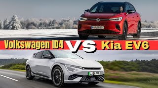 Volkswagen ID 4 GTX AWD 2024 VS Kia EV6 AWD 2024 [upl. by Silloh145]