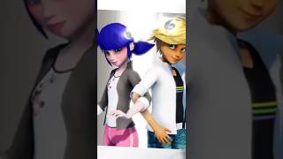 Miraculous Ladybug 🐞 Marinette ampAdrien with the GOAT MIRACULOUStransformation Animation video [upl. by Ahsotal]