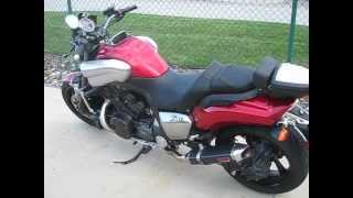 2010 Yamaha Vmax with VampH CS1 Exhaust [upl. by Prinz]