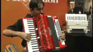 Roland FR7 Accordion demo video Summer NAMM 2006 [upl. by Epoh317]