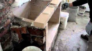 fire brick and angle piece installation part two [upl. by Name]