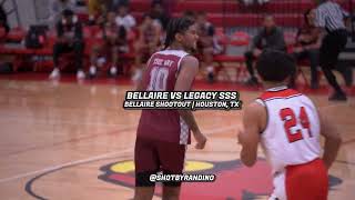 Legacy SSS vs Bellaire  Texas Highschool Basketball  November 2024 [upl. by Heidie]