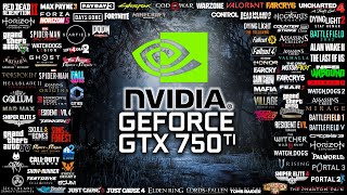 GTX 750 Ti in 2024  Test in 100 Games [upl. by Aissela]