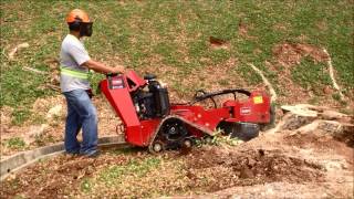 Stump grinding  Toro STX 26 vs Chainsaw [upl. by Abibah]