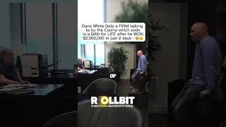 Dana White gets a FIRM talking to…😬 casino gambling dana danawhite banned blackjack roulette [upl. by Luamaj831]