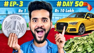 Turning Rs1 into Rs1000000 to BUY a NEW CAR  ep3 [upl. by Anerrol]