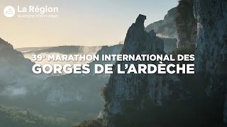 Marathon International des Gorges de lArdèche 2023 le clip recap [upl. by Skilken]