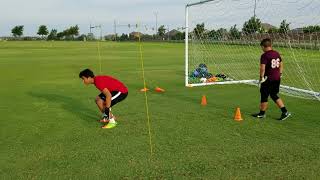 U13 Goalkeeper Training [upl. by Anaimad]