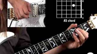 How To Play Guitar  Rock Lessons for Beginners  A Minor Rhythm [upl. by Forelli60]