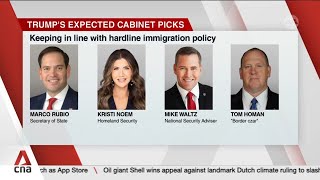 More names surface for Trumps cabinet picks including key security and foreign policy roles [upl. by Urina385]