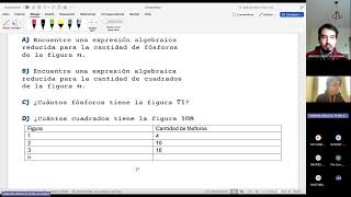 Clase online 4 MTAE02  Expresiones algebraicas en regularidades lineales [upl. by Rather]