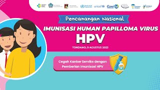 Pencanangan Introduksi Imunisasi HPV Nasional [upl. by Lopes]