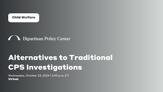 Alternatives to Traditional CPS Investigations [upl. by Evelc]